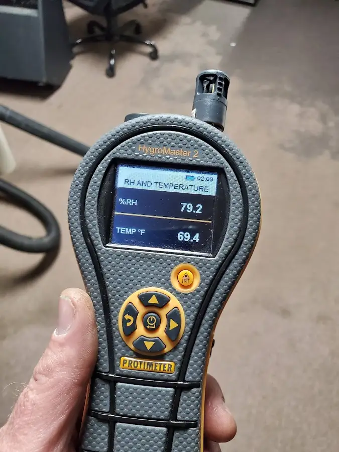 Moisture meter humidity assessment for Fire & Smoke Damage Restoration in Heber